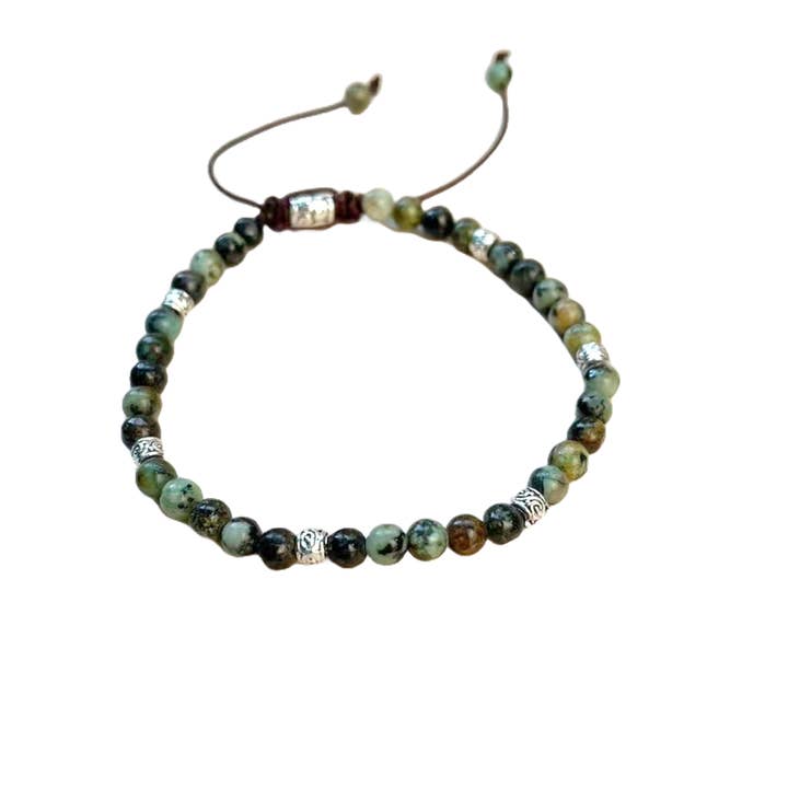 Formentera - African Turquoise Stone Bracelet for wholesale by Stolen Riches