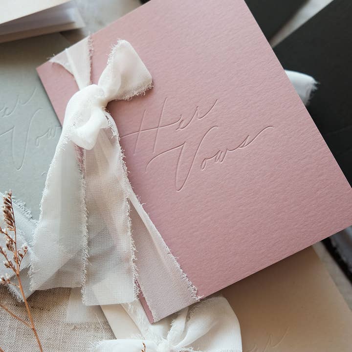 Emma Allen Design Studio - Wholesale Notebook - Letterpress Vow Books6