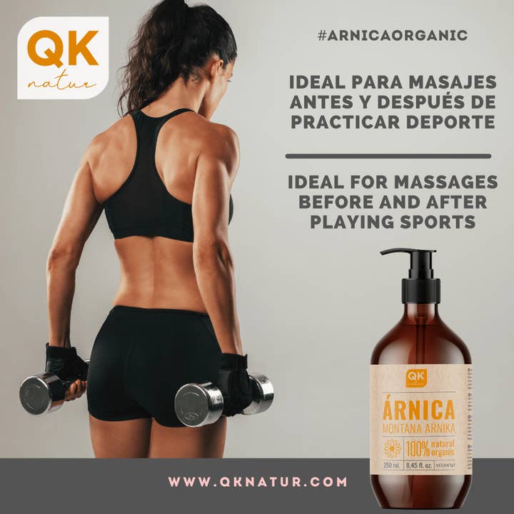 Qknatur - Vente Spray/crème antidouleur - ARNICA - Huile Macérée d'Arnica Montana 100% 250ml2