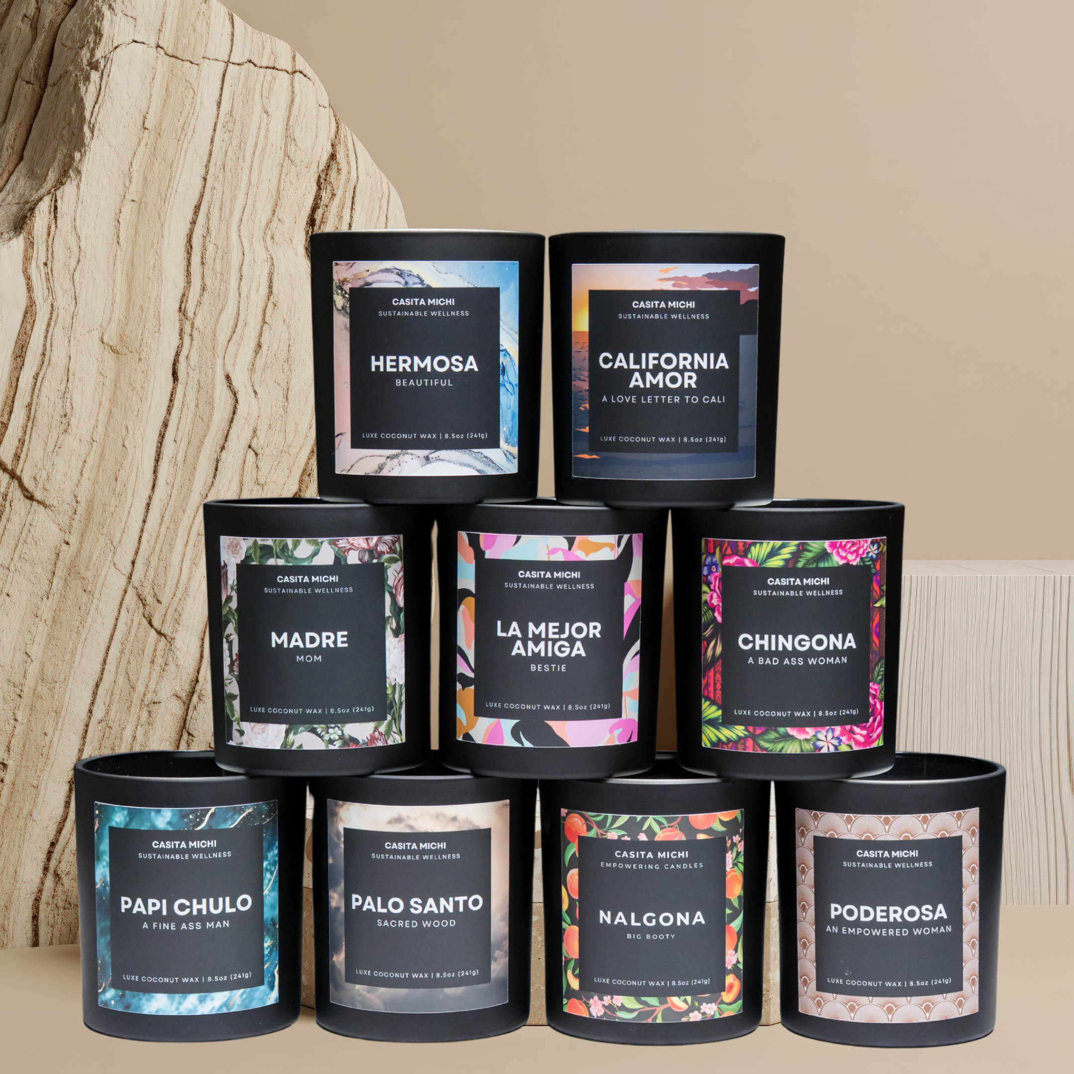 CASITA MICHI - Wholesale Jar/Filled Candle - Mom (MADRE) Candle, 8.5oz2