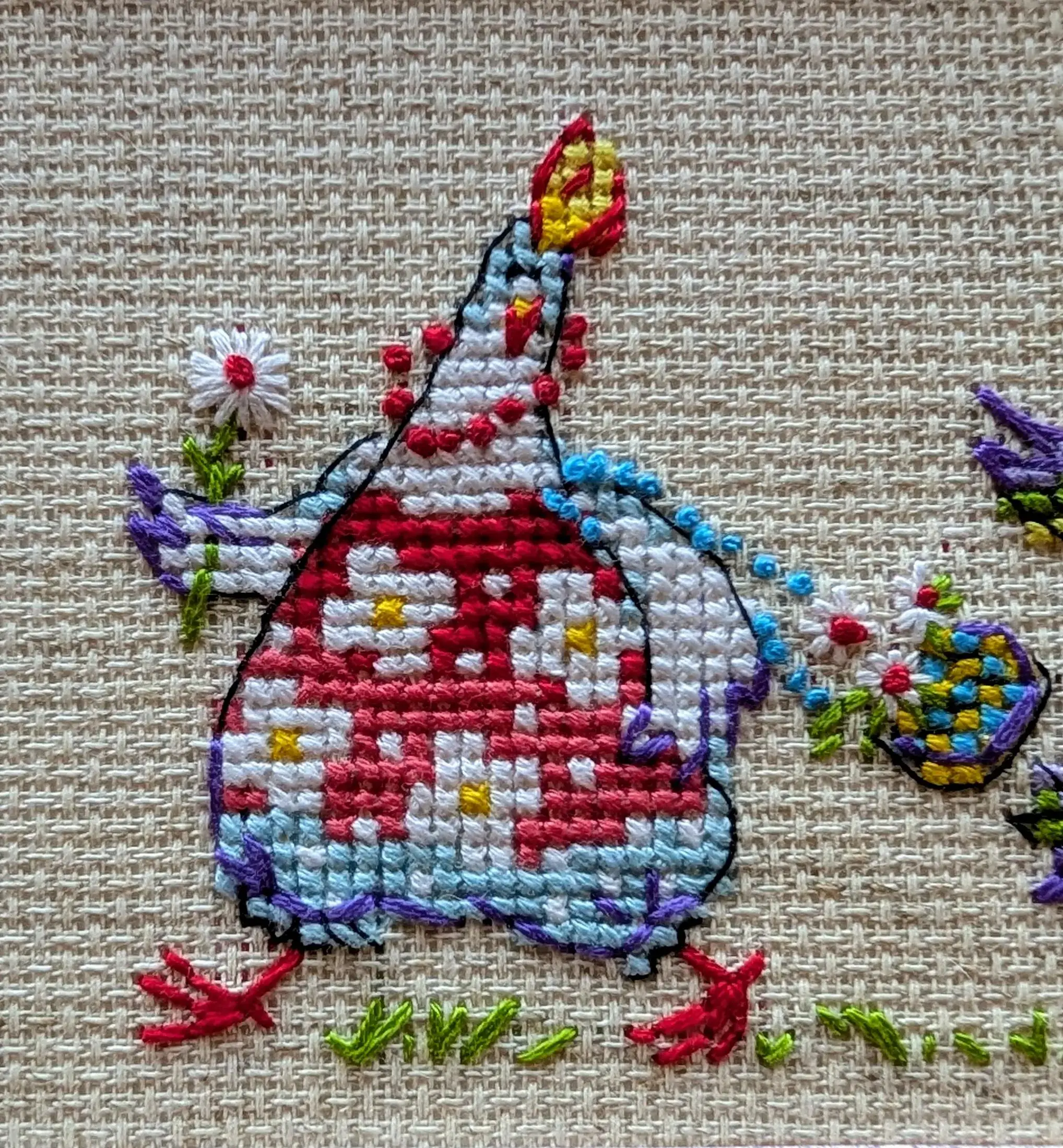 RIOLIS - Wholesale Embroidery/Cross Stitch Supplies - Cross Stitch Kit From Riolis 2266 Cluck-Cluck?!!!4