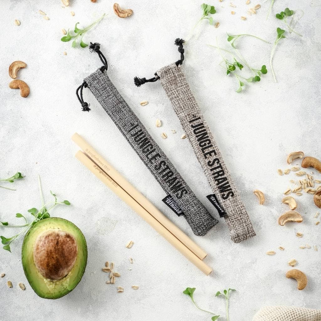 Jungle Culture – wholesale Pouch – Women’s – Reusable Straw Bag - Natural Jute Carry Pouch for Straws1