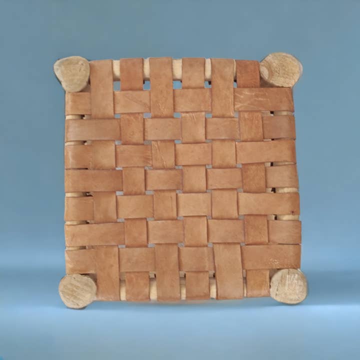 Berberparadise - Wholesale Stool - moroccan Woven Foot Stool, woven counter stool