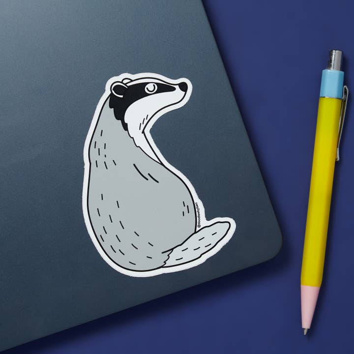 Badger - Vinyl Sticker for wholesale by Higglebees
