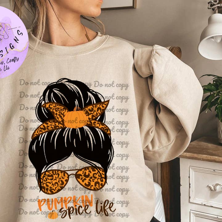 Pumpa krydda crewneck för wholesale av Classy, sassy, crafty designs llc