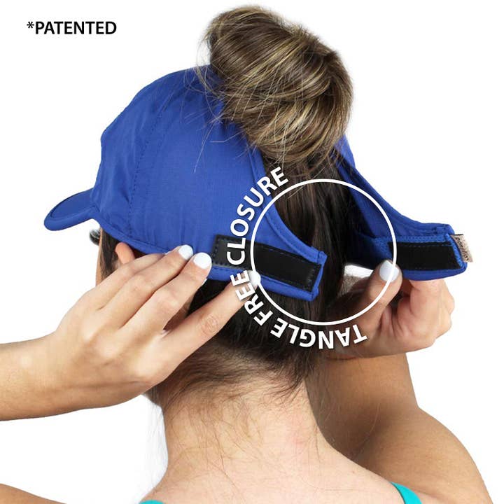 David And Young - Wholesale Baseball Cap - Women's - University of Memphis "M" Ponyflo Officially Licensed Collegiate Hat1