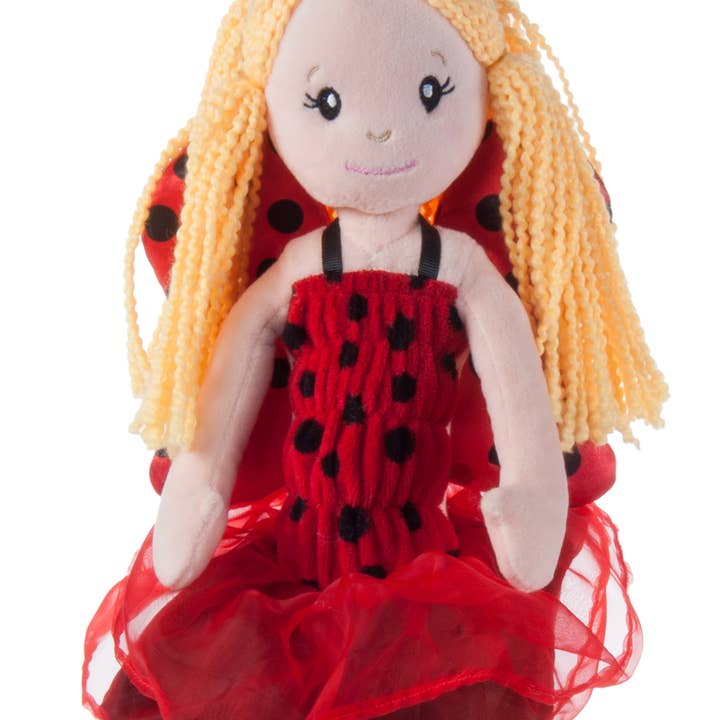 The Petting Zoo - Wholesale Doll - Kids - 17" (42cm) Lady Bug Butterfly Doll
