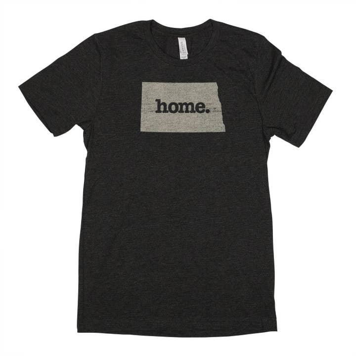 North Dakota - home. Men’s Unisex T-Shirt for wholesale by Home State Apparel