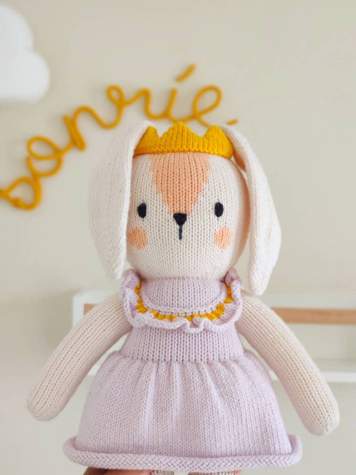 Qori, rabbit plush handmade fair trade for wholesale by Lero Lero KID
