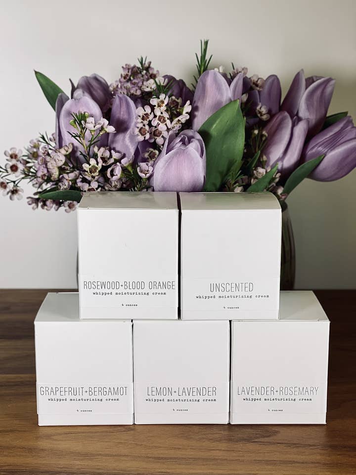 Whipped Moisturizing Cream - Citrusy - 4 Ounces for wholesale by handmade. la conner