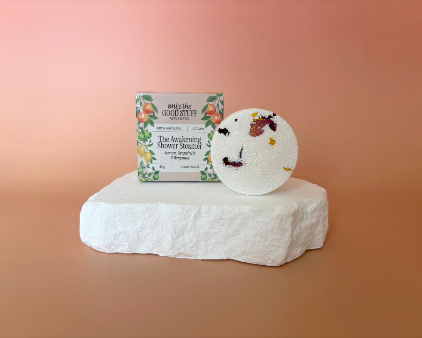 Only The Good Stuff UK - Wholesale Shower Steamer/Bomb - The Awakening Shower Steamer2