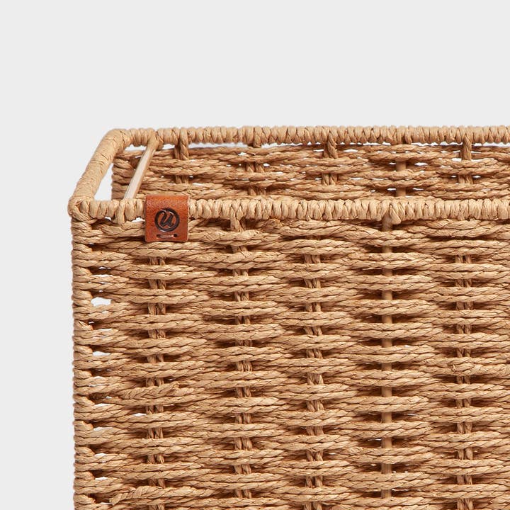 U Brands - Wholesale Basket - U Brands Somerset Woven Hanging File Basket Brown2