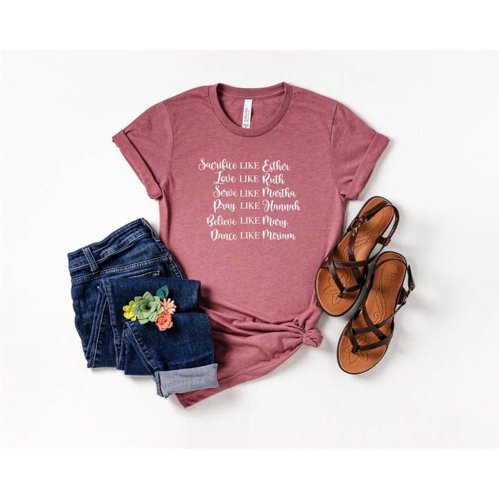 VibeClothing - Wholesale Screen Printed T-Shirt - Women's - Sacrifice Like Esther T-shirt