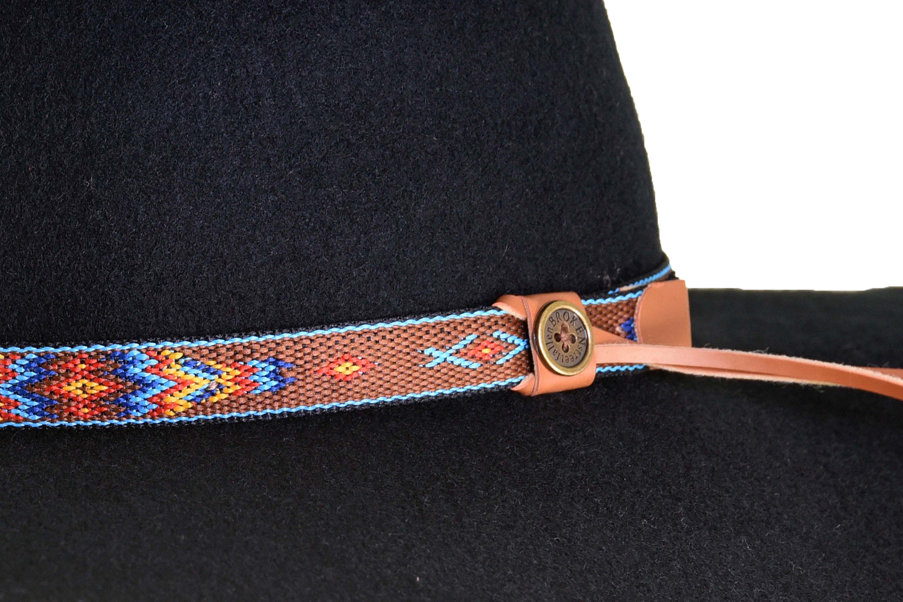 Negro Sombrero de fieltro flexible The Little Hippie, negro de venta al por mayor en Faire1