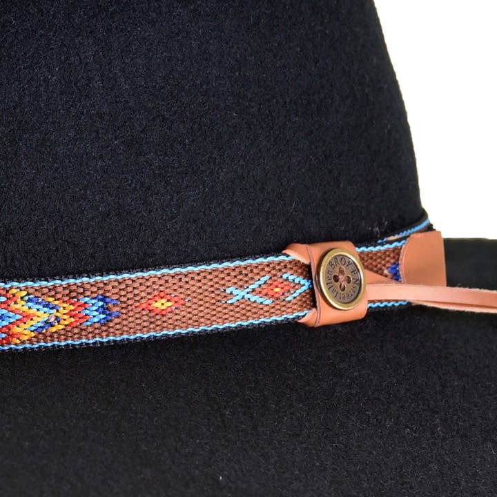 Negro Sombrero de fieltro flexible The Little Hippie, negro de venta al por mayor en Faire1