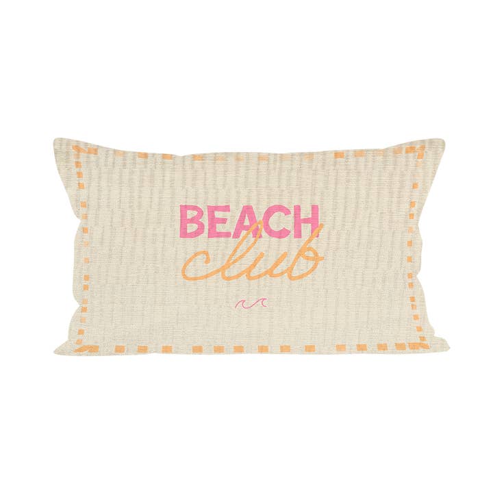 Coast and Valley - Wholesale Throw/Decorative Pillow - Summer decorative cushion BEACH CLUB in polyester2