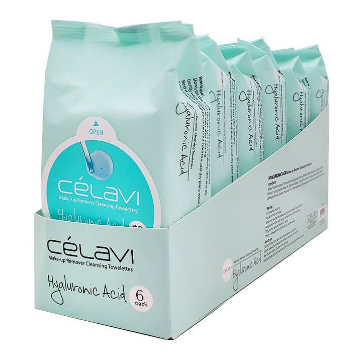 PINEAPPLE Beauty - Vente Lingettes visage et corps - Celavi MT018 Lingettes Démaquillantes à l'Acide Hyaluronique -6