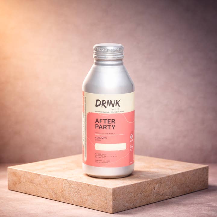 AFTER PARTY Functional Carbonated Waters From the Alps Alumi for wholesale by Drink Waters