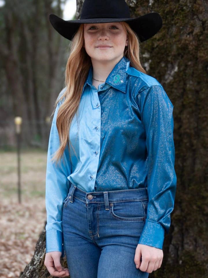 Blue Mesa Show Shirt for wholesale by The Ranch Equestrian Apparel & Accessories