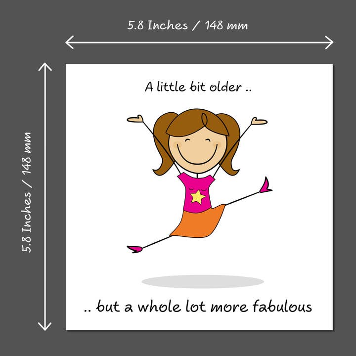 Swizzoo Cards – Engroshandel Fødselsdagskort – Pige ven fødselsdagskort, Fabelagtig kæreste, Mor mor, Bedste ven datter, Specielt venkort BFF-kort Sjovt humoristisk kort2