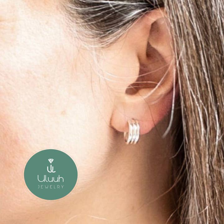Tri-hoop Earrings for wholesale by Uluuh Jewelry