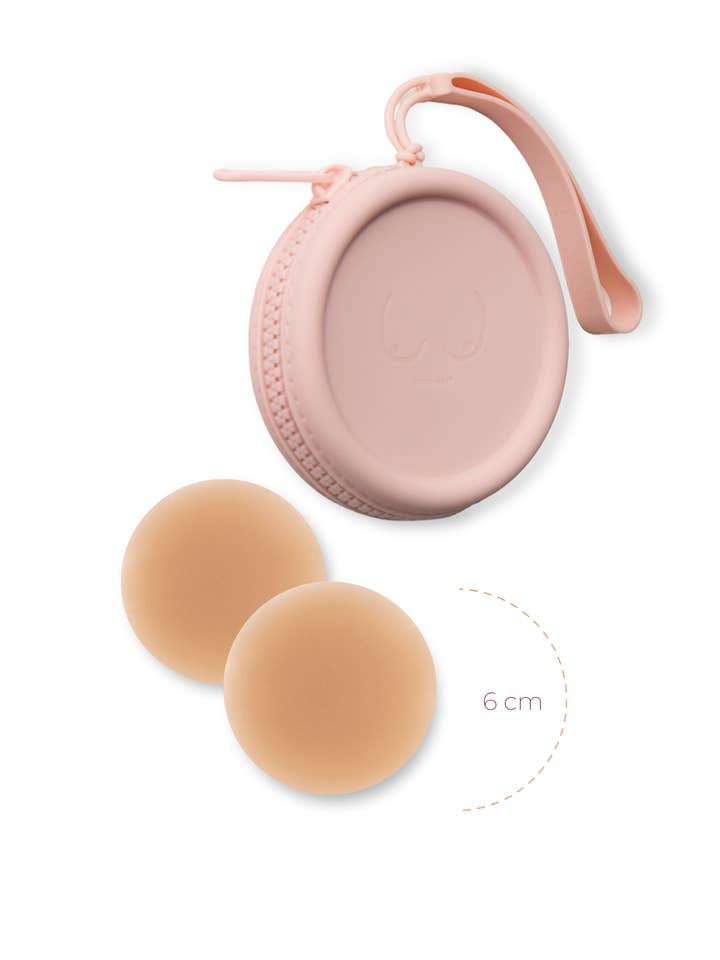 Boob-eez - Wholesale Nipple Pasties - Women's - x1 Silicone Travel Case + x1 Pair of "Headlight Hiders"12