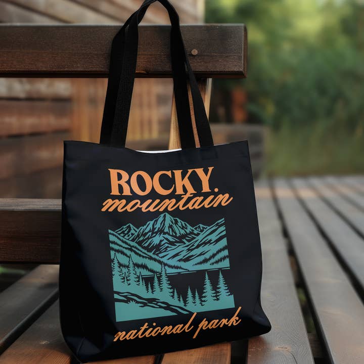 Sac Fourre-tout Parc National des Montagnes Rocheuses Cadeau Nature Colorado pour la vente par Vivtrek