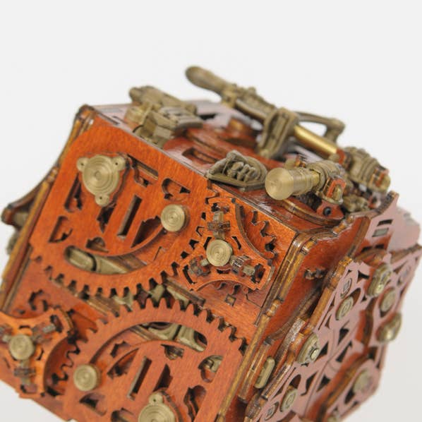 NKD Puzzle - Venta al por mayor Kit de manualidades - El famoso rompecabezas steampunk de boxeo en el kit « MECANIGMA »9