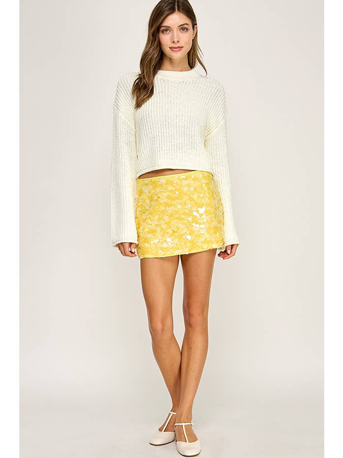 Miss Love - Wholesale Knit Sweater - Women's - WAFFLE KNIT SWEATER39