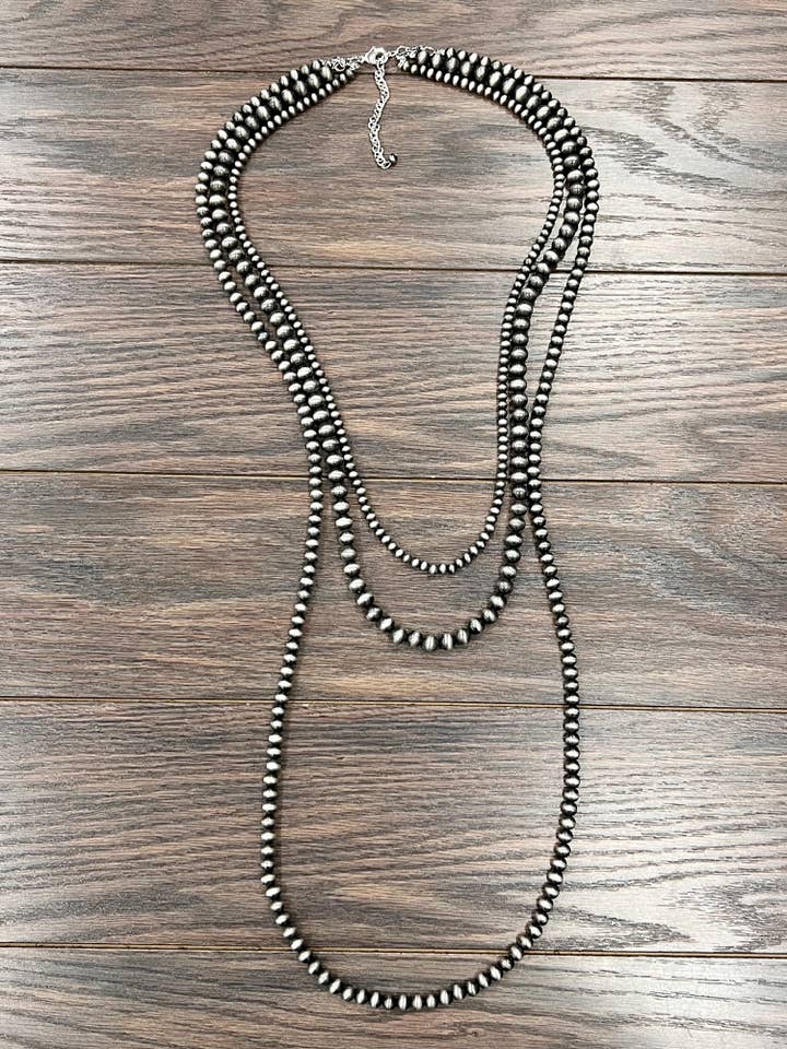 735828, collana di perline Navajo fatta a mano per la vendita all'ingrosso da parte di ISAC Trading Inc