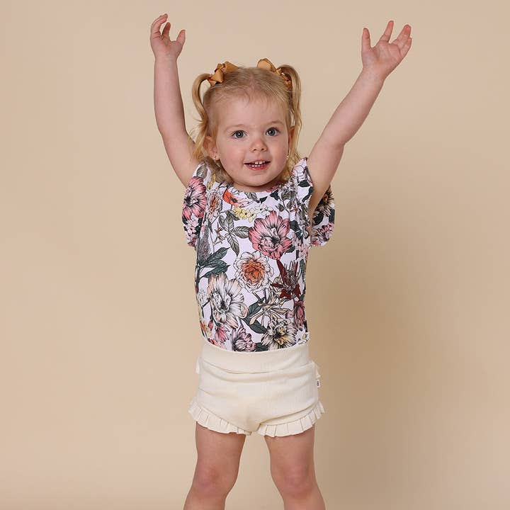 Snuggle Hunny - Venta al por mayor Camiseta - Niños - Camiseta orgánica australiana con volante2