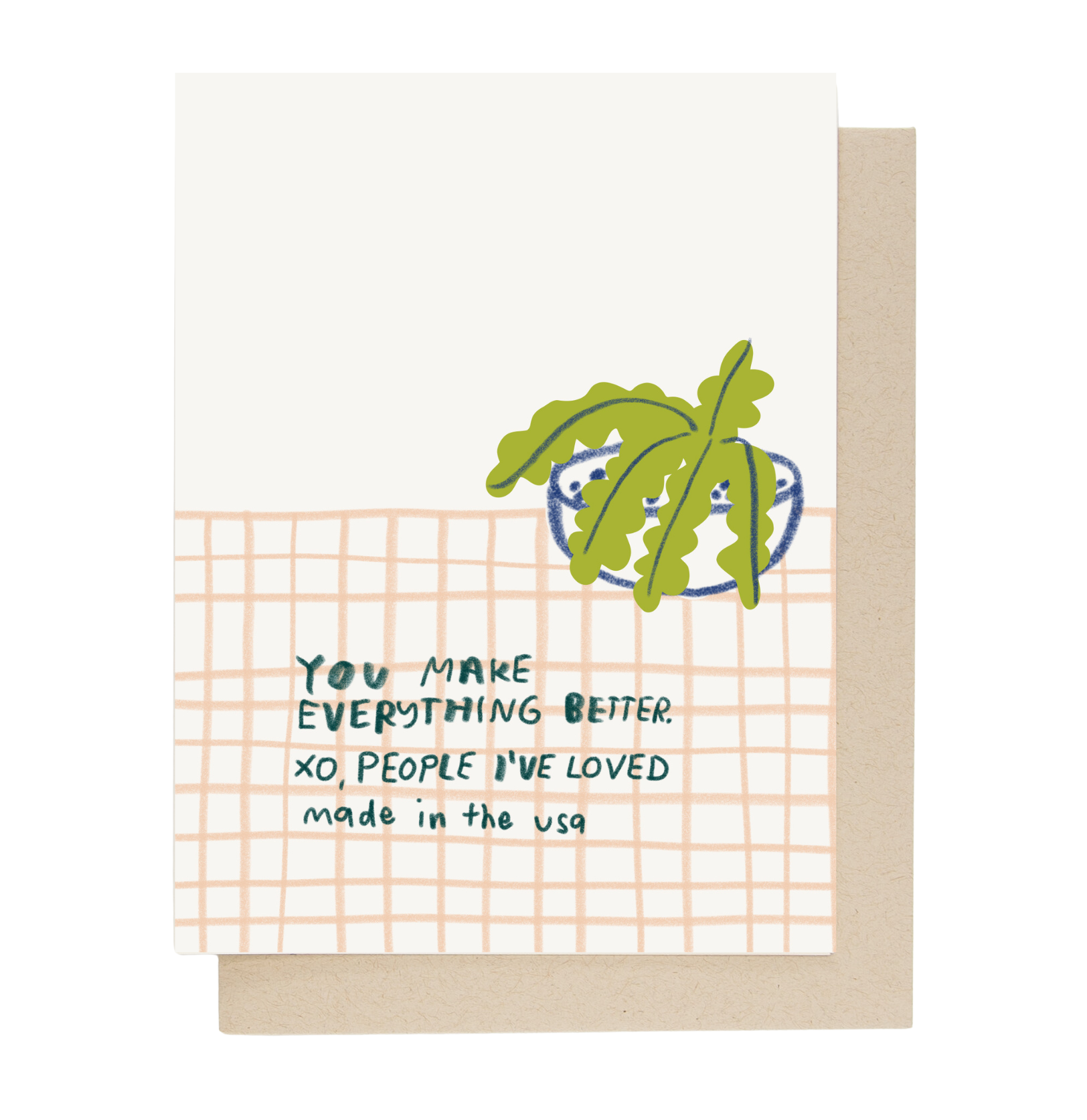 People I've Loved – wholesale Love card – Life is Crazy Card - Case Pack of 6 Cards1