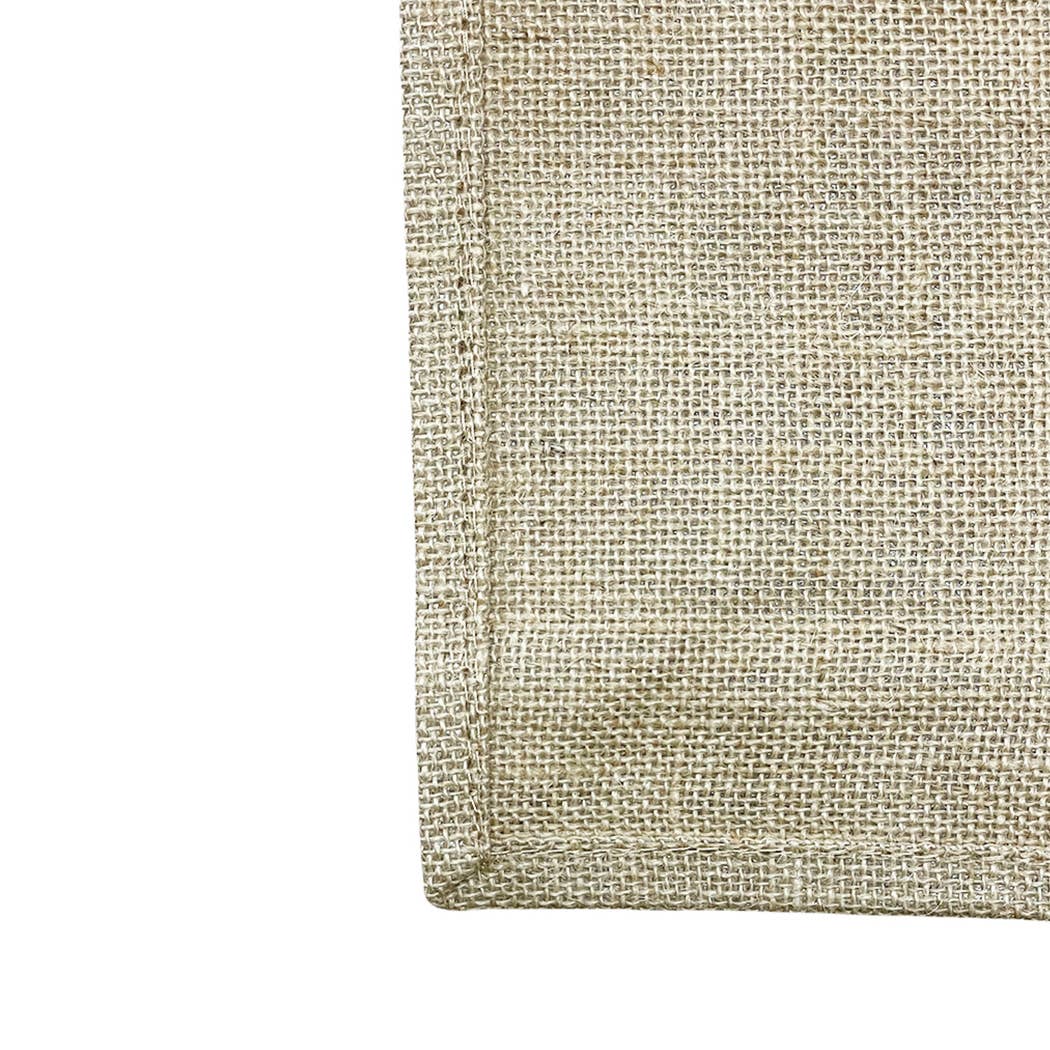 Naturale Borsa tote piccola in juta personalizzata con logo/testo in vendita all'ingrosso su Faire3