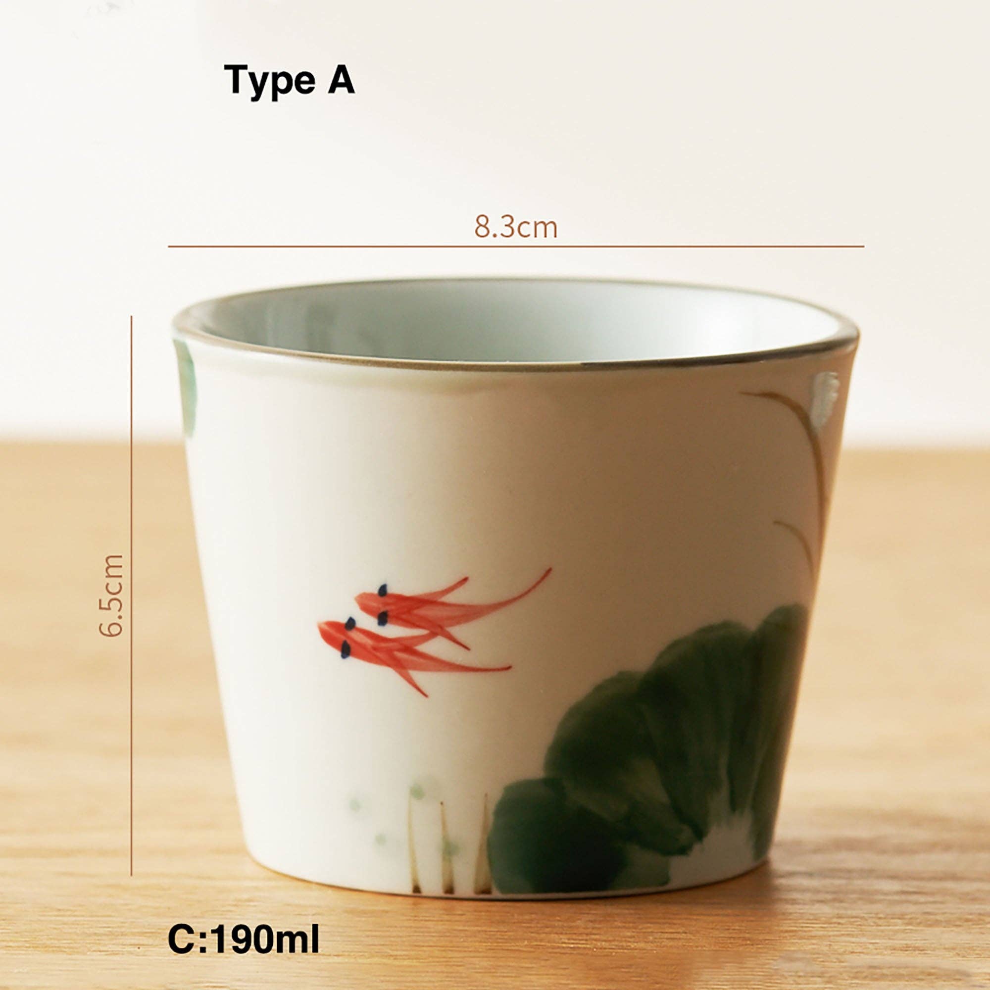 MinoCraft - Wholesale Theekopje - Keramische mok met traditionele Japanse bloemenmotieven0