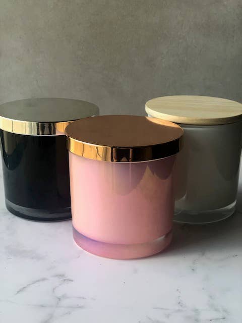 Ever Rose Candle Co. – wholesale Burkljus – 8 oz. vit | Glas torktumlare ljus | Privat etikett/anpassad10