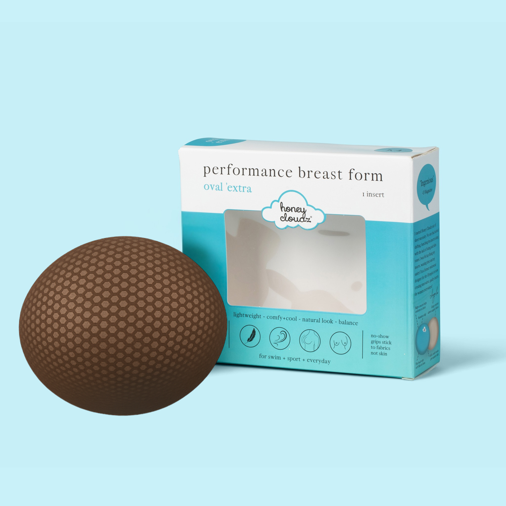 Honey Cloudz - Wholesale Bra Inserts - Women's - Oval Extra Breast Form – Post-Mastectomy4