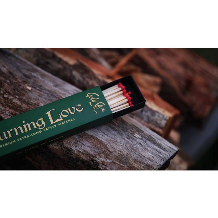 Gold St. Press - Wholesale Matches - Burning Love Extra Long Match Sticks1