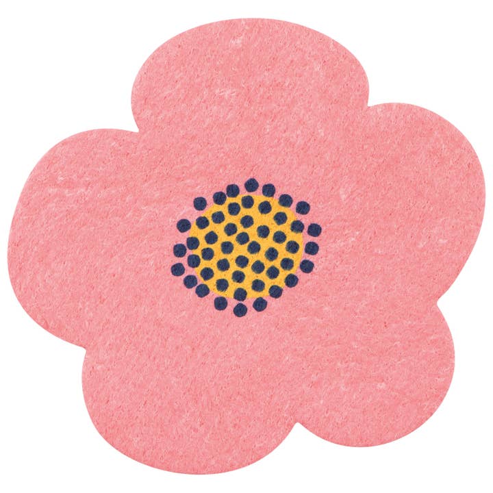 Poppy Shaped Swedish Dishcloth for wholesale by Ecologie