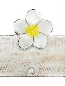 Plumeria Peg Wall Hanger for wholesale by Bamboo Source Tropical Decor