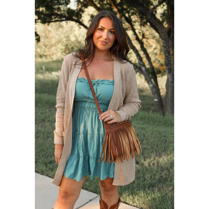 Sacs à franges The Camel Rachel pour la vente par Julia Rose Wholesale