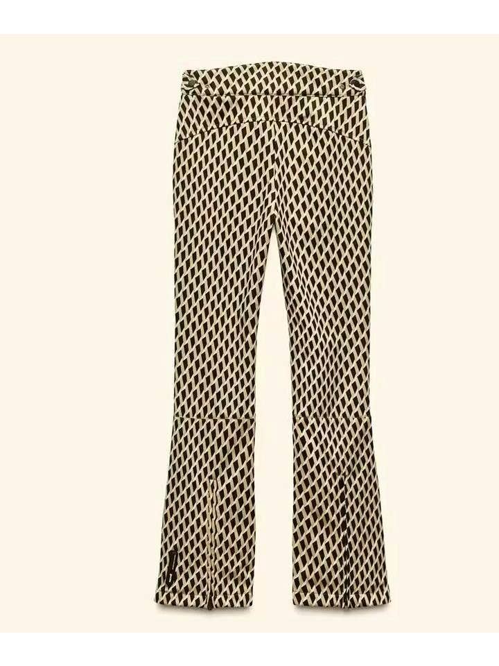 Rosa Clothing - Wholesale Coat - Women's - Printed belt hooded ski padded quilted jacket coat16