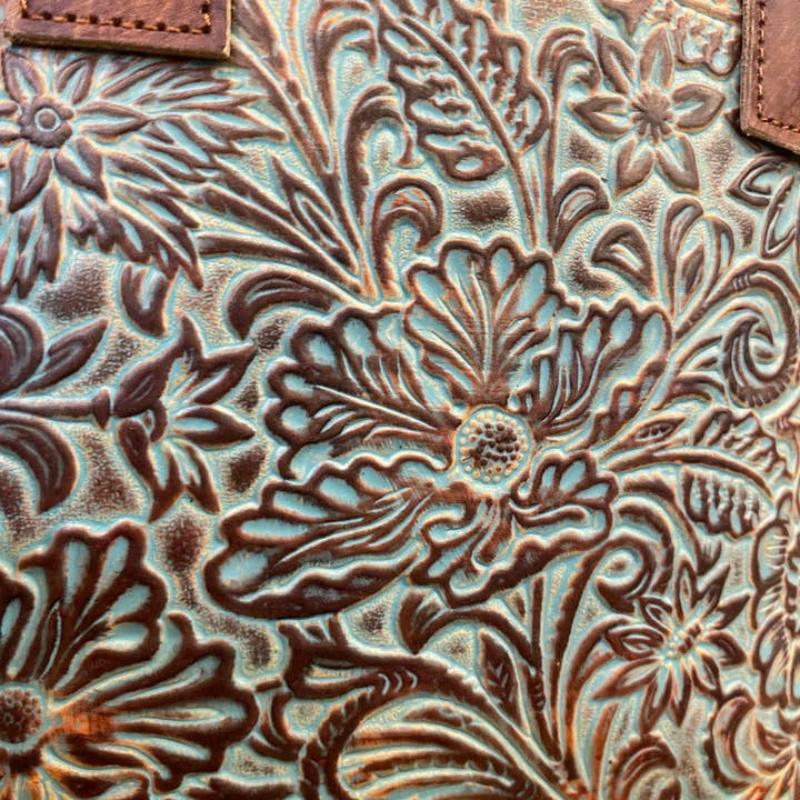 Broads Market - Wholesale Tote Bag - Women's - Floral Tooled Handbag