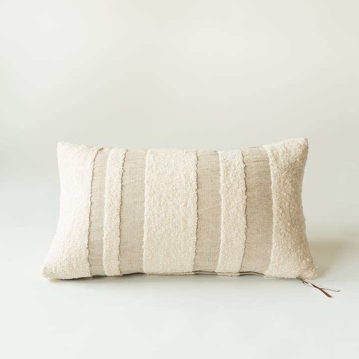 Co.House Designs - Wholesale Lumbar Pillow - Boucle Stripe Lumbar Pillow6