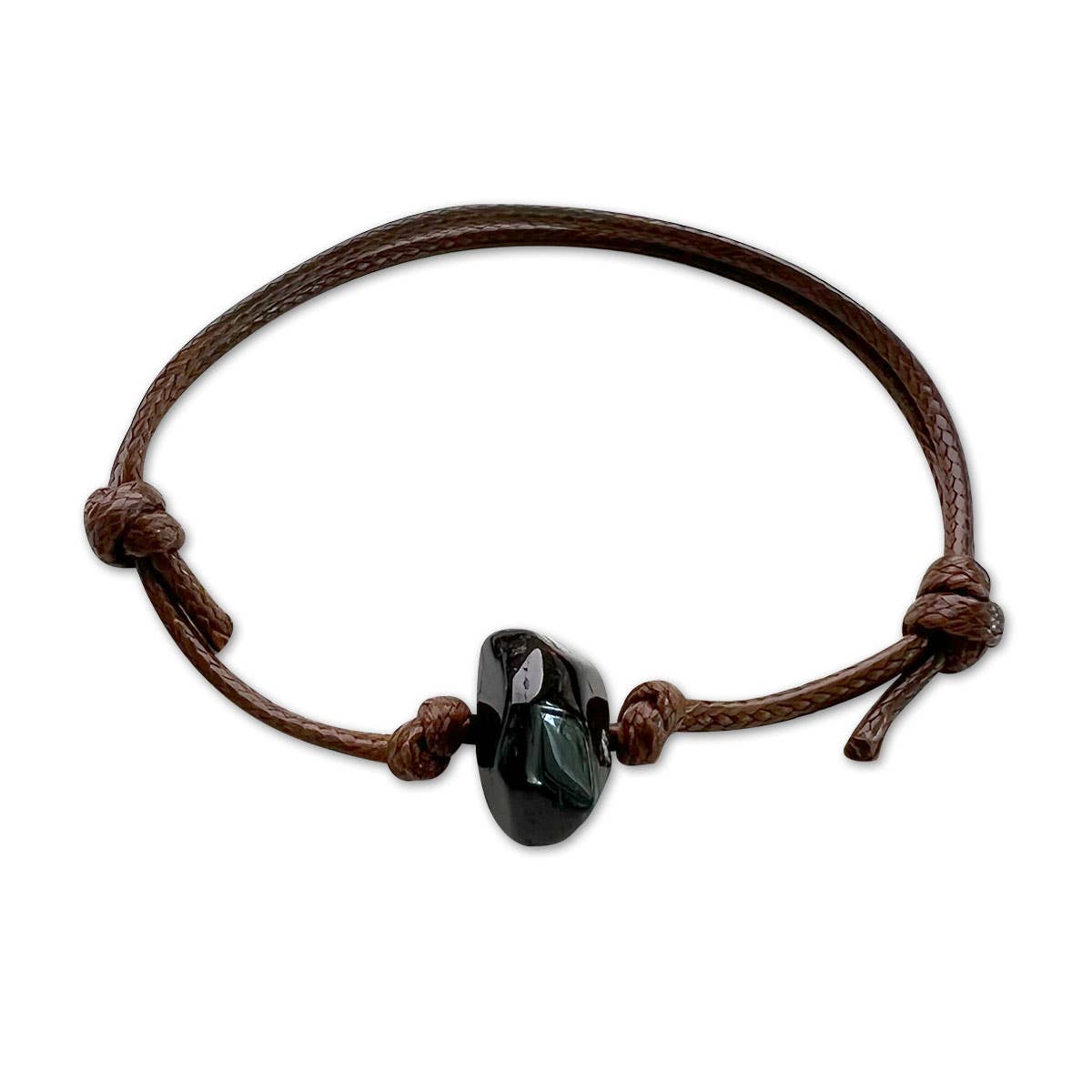 O Yeah Gifts - Wholesale Beaded Bracelet - Stone Bracelets, Unisex Crystal Gemstone Brown Mens Bracelet5