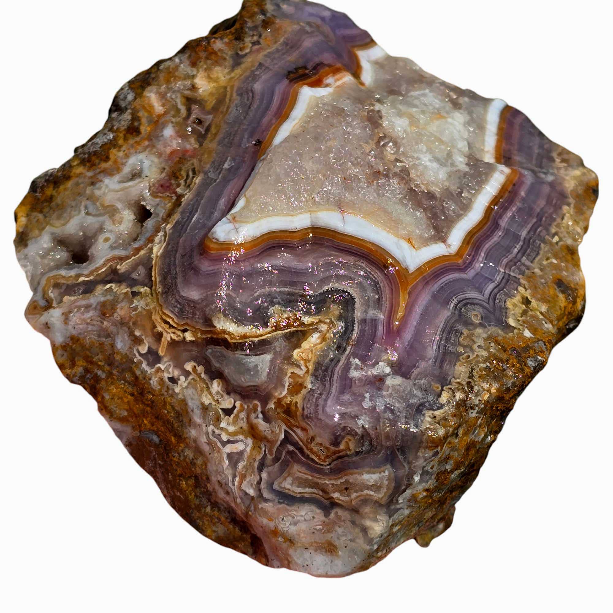 Lapidary Central – wholesale Andlig sten/kristall – Agua Nueva Agat Nytt Vatten Agat Rå Bit0