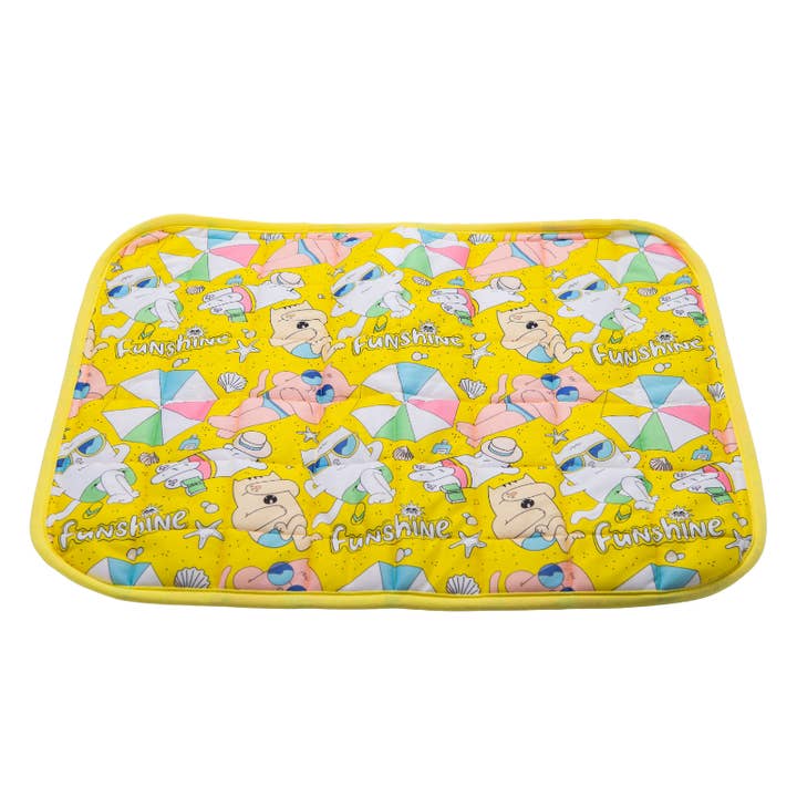 MyMeow Funshine Cool Cat Mat, Cooling Pet Mat, 48cm x 60cm for wholesale by WufWuf