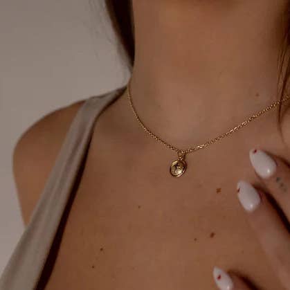 Anne 14k Cross Necklace for wholesale by Mary Kathryn Design