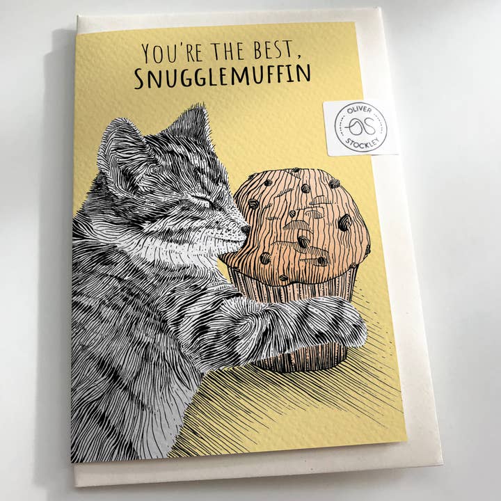 Oliver Stockley - Wholesale Love Card - Snugglemuffin Love and Friendship Card1