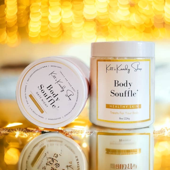 'Gold Rush Körpersouffle' für den Großhandel von Kitt's Kandy Shop