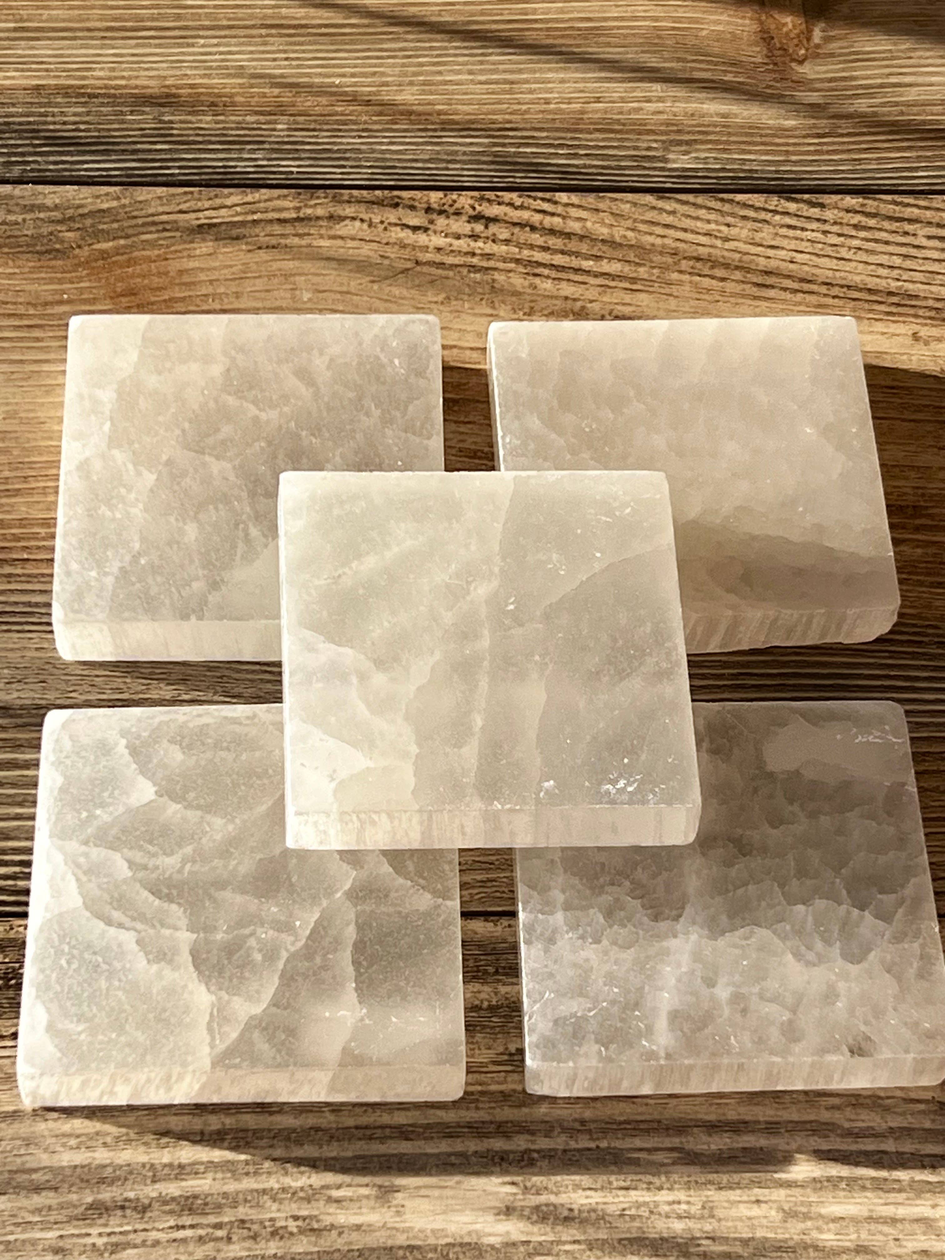 Pebble House - Wholesale Spiritual stone/crystal - Selenite Plate - Square (Crystals & Stones)